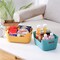 OWill 12-Pack Mixed Plastic Storage Bins and Baskets for Efficient Home Classroom Organization - Small Containers in Multiple Colors for Kitchen, Cupboard Box, Bathroom Organizer on Shelves and Tubs